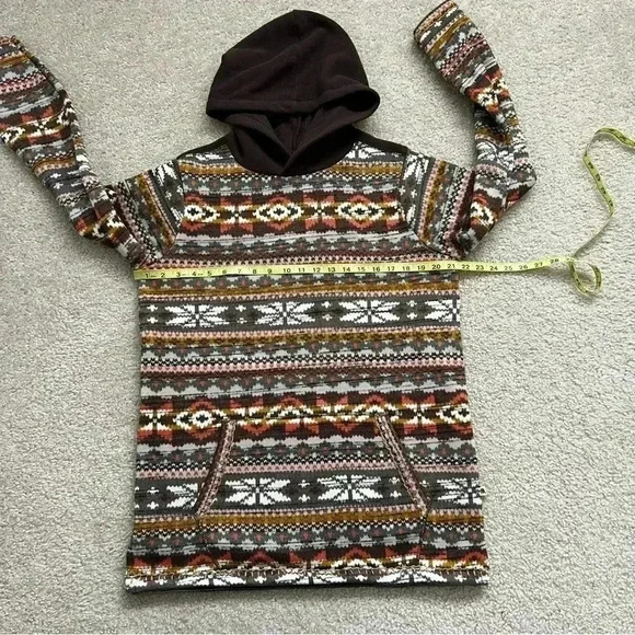 Dakota Grizzly Men’s Pullover Hoodie Sweatshirt Size Medium Hood Polyester Brown - Picture 13 of 16